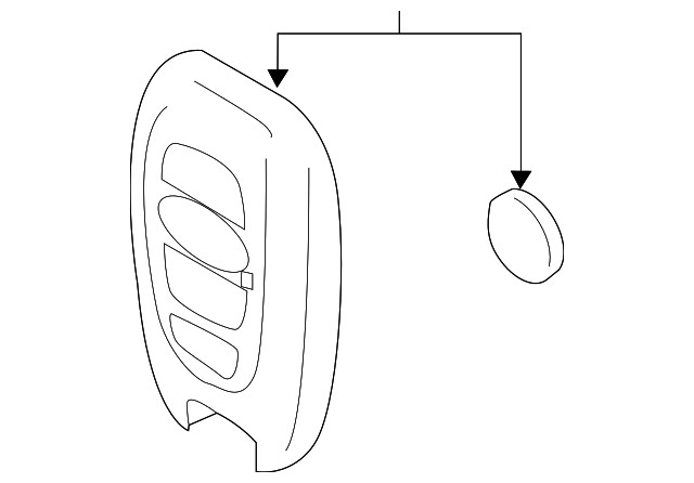 Genuine Subaru Keyless Entry Transmitter 88835FL03C