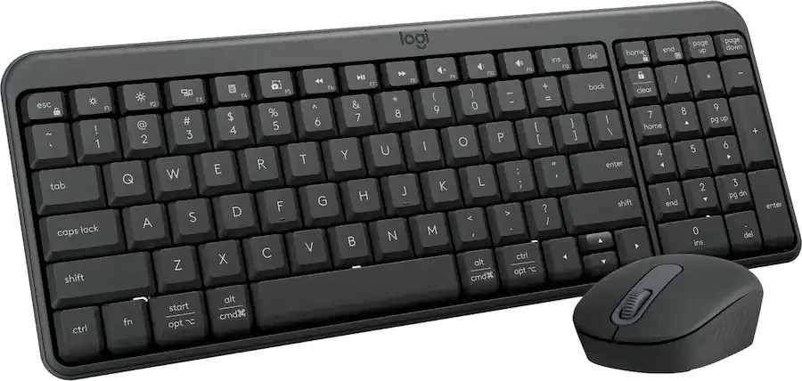 Logitech - MK250 Full-size Wireless Keyboard & Mouse Combo (920-013510)