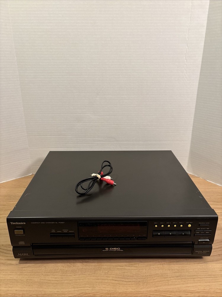 Technics SL-PD687 - Rotary 5 Disc CD Changer Player Compact Disc Component WORKS