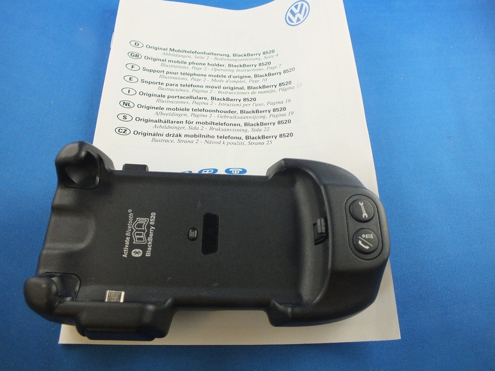 BlackBerry 8520 VW Bluetooth mobile adapter 3C0051435BL mobile case charging holder