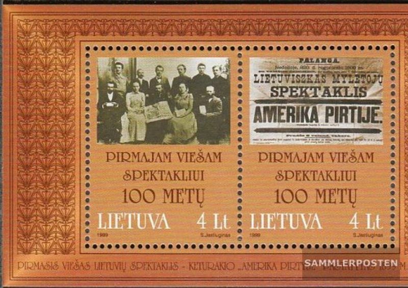 Lithuania block16 MNH 1999 Keturakis