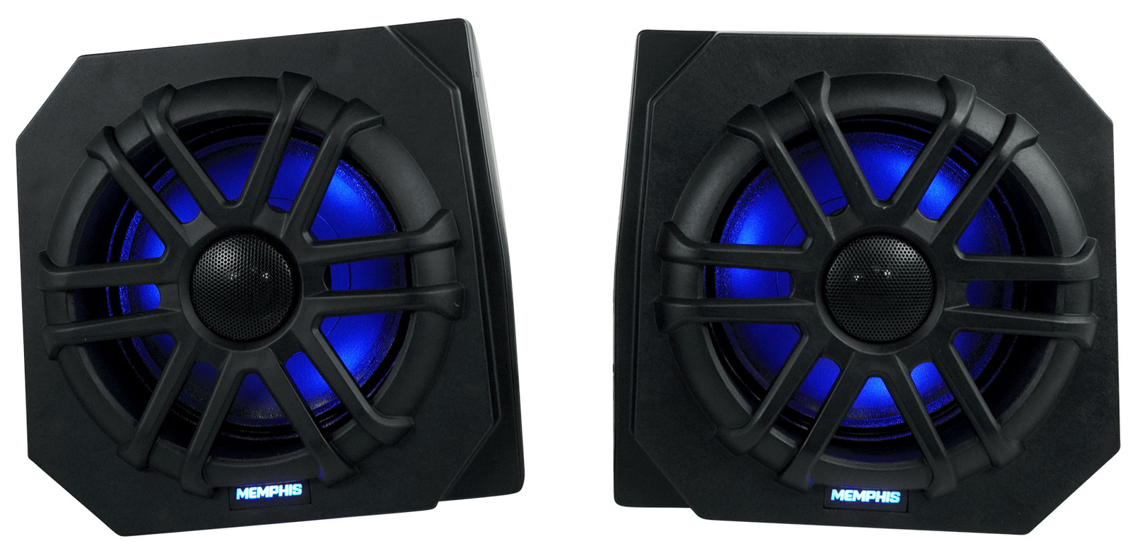 Pair Memphis Audio RNGR65FE 75w Speaker Pods For 2013-17 Polaris Ranger XP900
