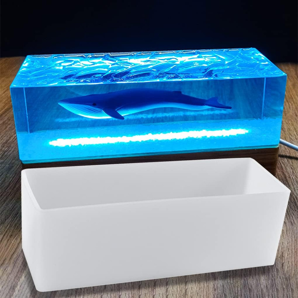 Large Rectangular Resin Mold for DIY Epoxy Crafts and Geometric Art