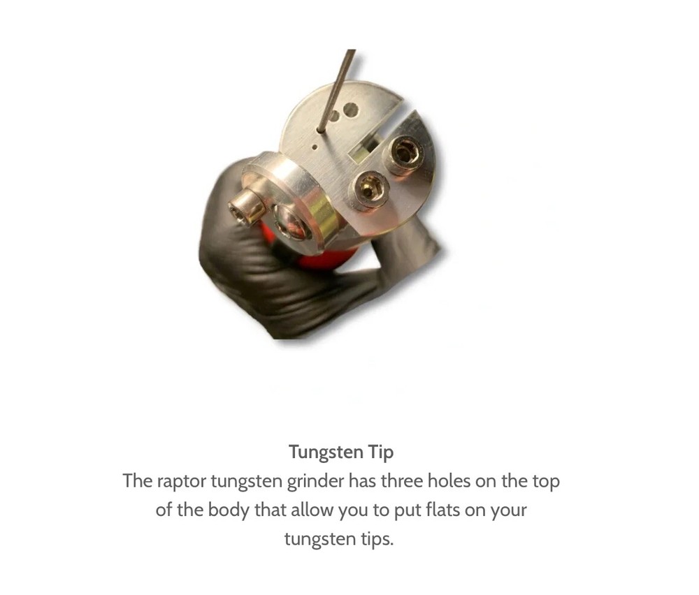 Raptor Pro Tungsten Grinder Sharpener TIG Welding (Top Section Only)