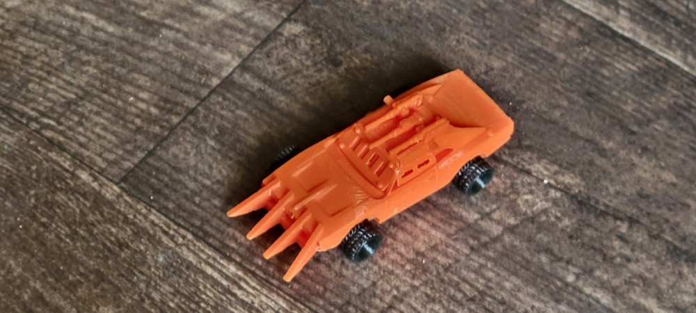 Apocalyptic Combat Car With Wheels that roll. 3d printed. One item