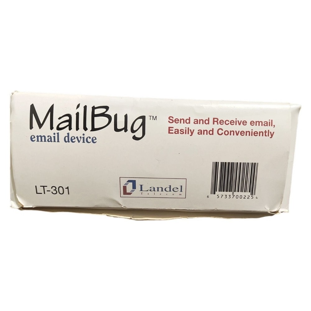 Landel Telecom MailBug LT-301 Send Receive Email Without Cellphone or Computer