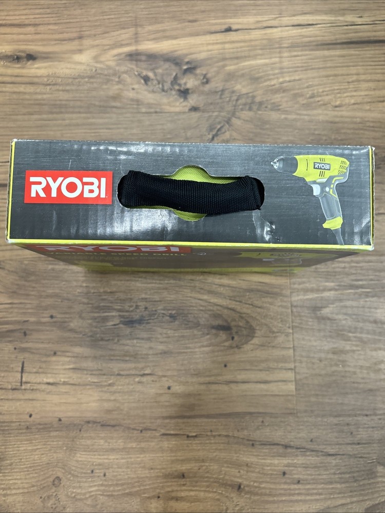 Ryobi Corded 3/8 Inch Compact Drill/Driver with Bag D43, 5.5 Amp Variable Speed
