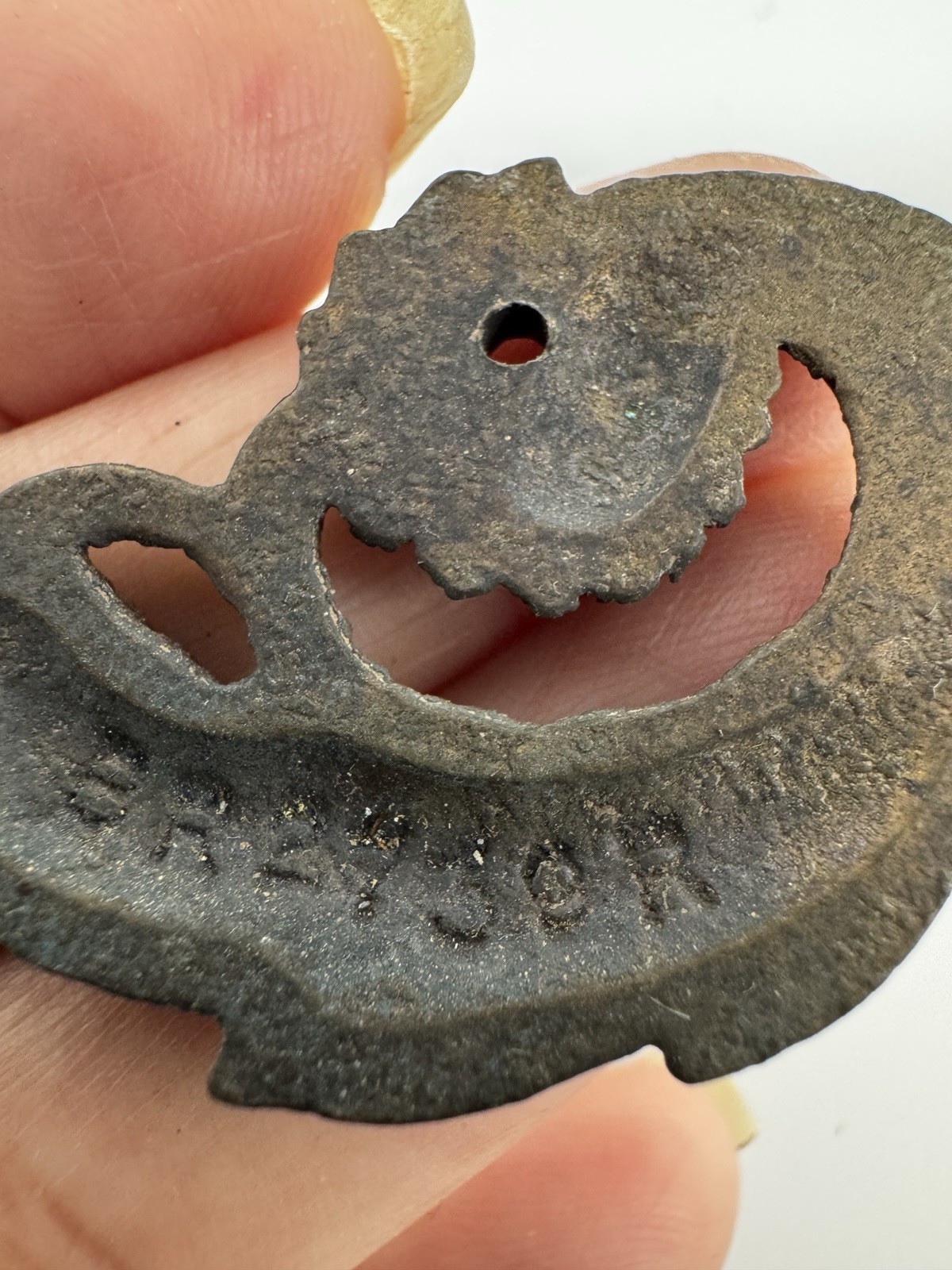 Antique Brass Furniture Embellishments 2 3/8" Trim Ornaments Restore Set of 2