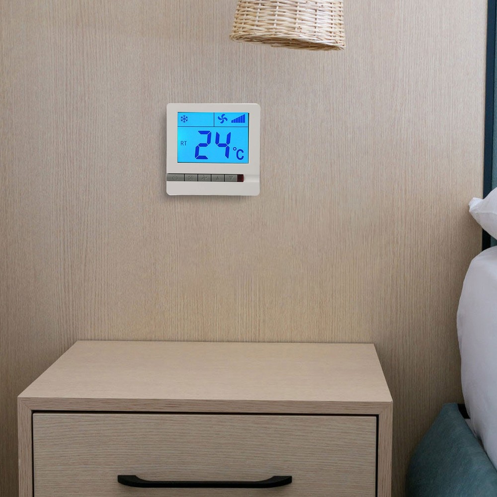 Fan and Temperature Controller with Large LCD Display for Easy Reading