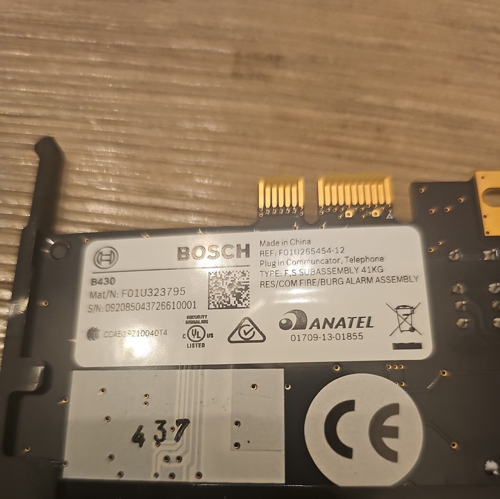 Bosch B430 Plug-In PSTN Telephone Communicator Module - Used