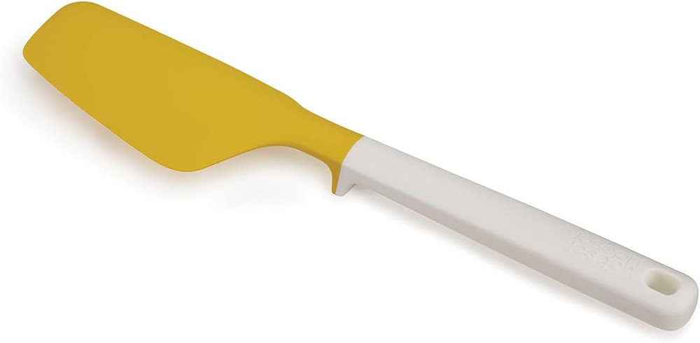 Silicone Elevate Egg Spatula with Integrated Tool Rest, White/Yellow