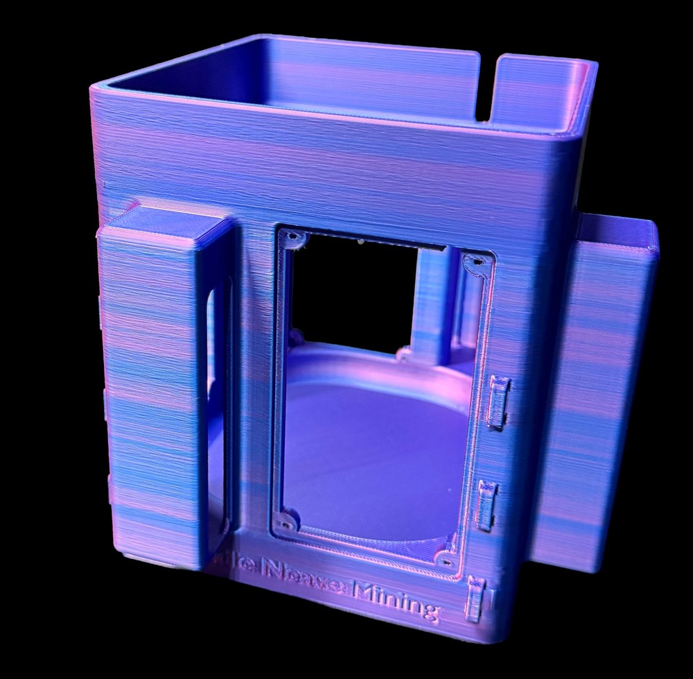 Red/Blue 4-Bitaxe Gamma Cooling Tower  - Great for Overclocking (CASE ONLY)