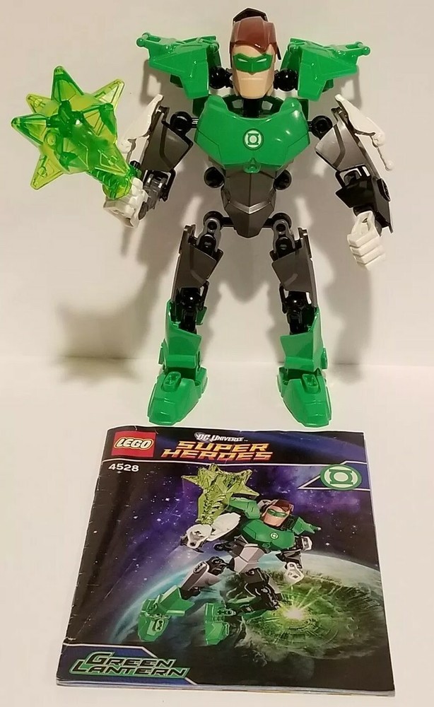 100% Complete & Retired Lego DC Comics Green Lantern (4528) with Instructions