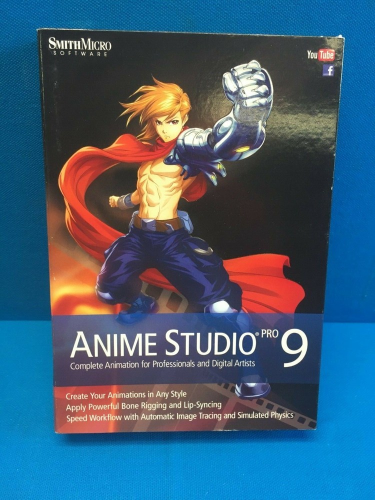 Anime Studio Pro 9 PC / MAC Discs Hybrid ASP90HBX2