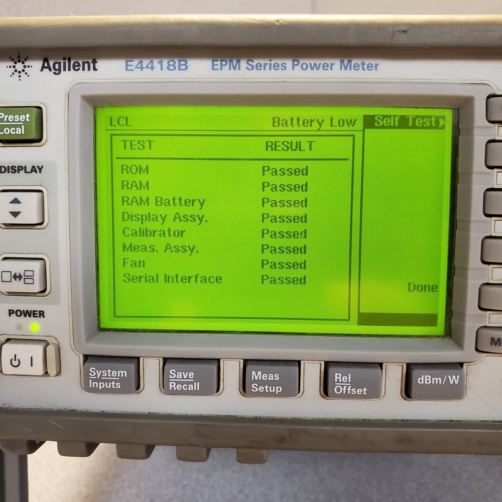 AGILENT E4418B EPM SERIES POWER METER