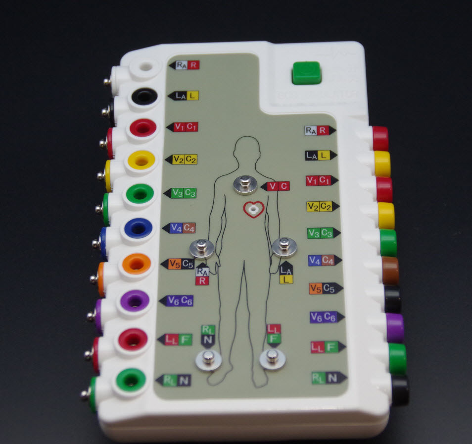 SEG-A PORTABLE 12 LEADS ECG/EKG HOLTER SIGNAL SIMULATOR GENERATOR