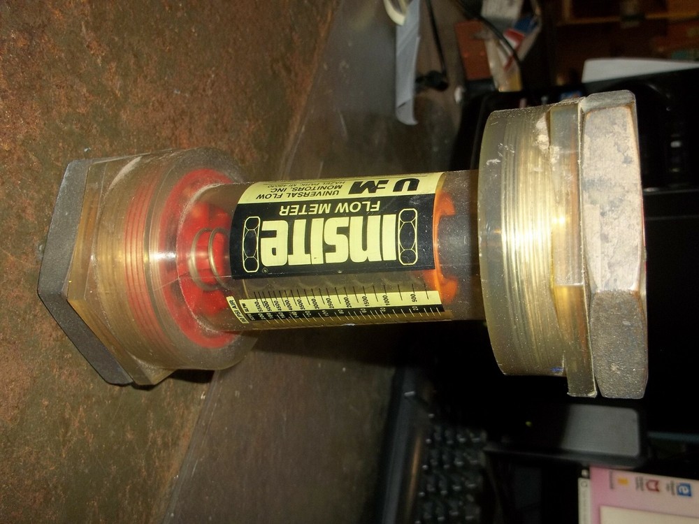 INSITE FLOW METER 200 PSI LIQUID 100 PSI AIR (W2)