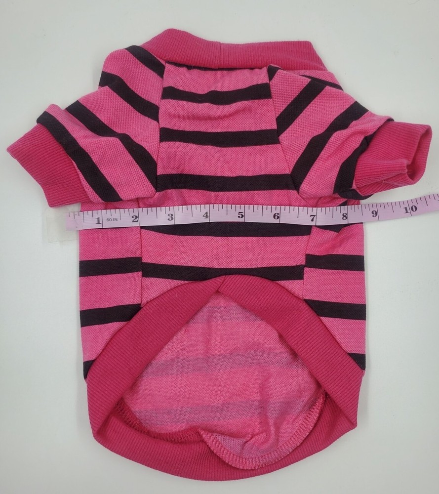 Dog Sweater Size Small Pink Striped