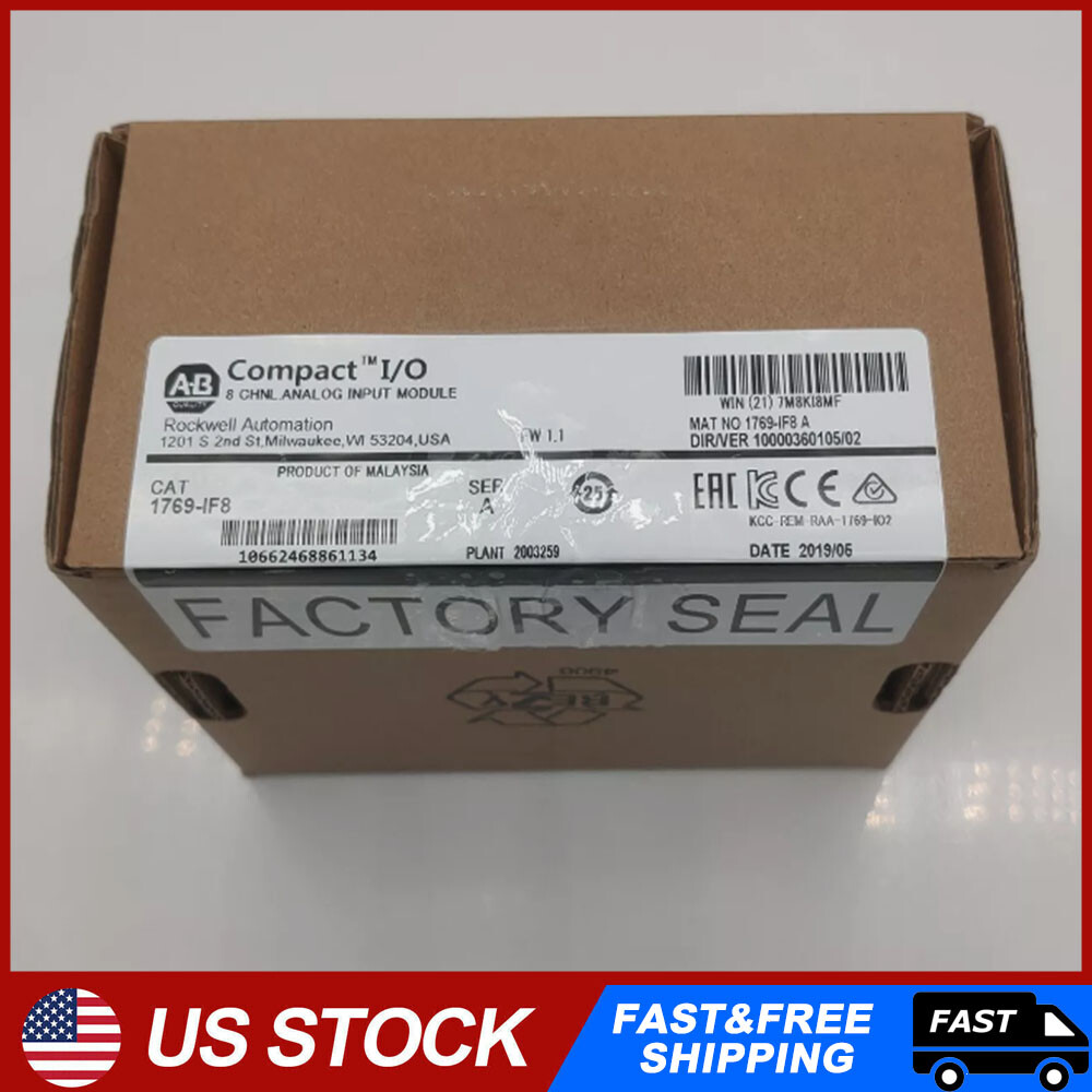 Allen-Bradley 1769-IF8 CompactLogix 8 Pt Analog Input Module New Sealed