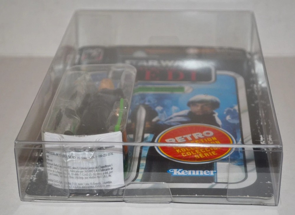 Star Wars Retro Kenner 3.75" Action Figures Plastic Protector Cases Storage