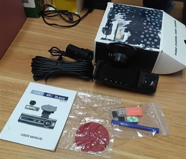 Three channel dash camera