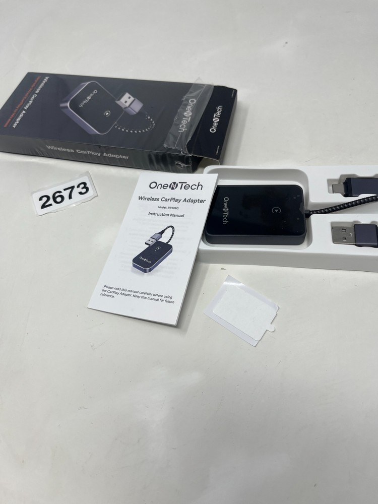Wireless Carplay Adapter - One N Tech - New Open Box