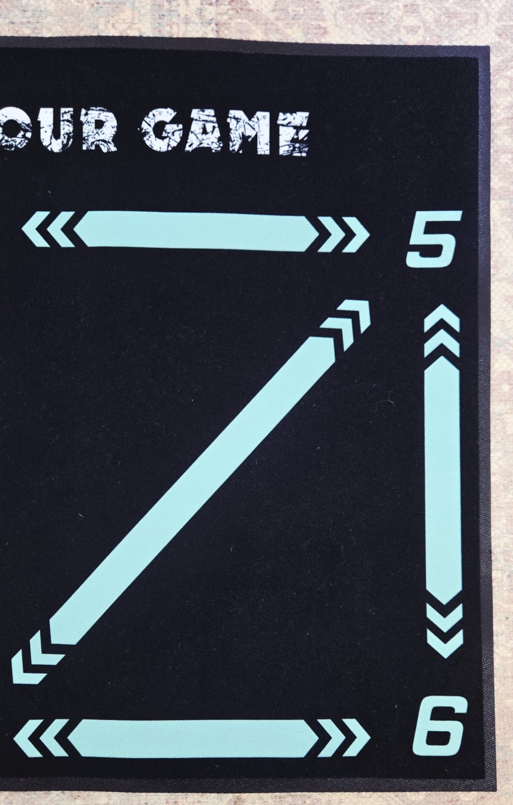 FPRO Soccer Training Mat Ball Mastery Mat Soccer Football Footstep Training Mats