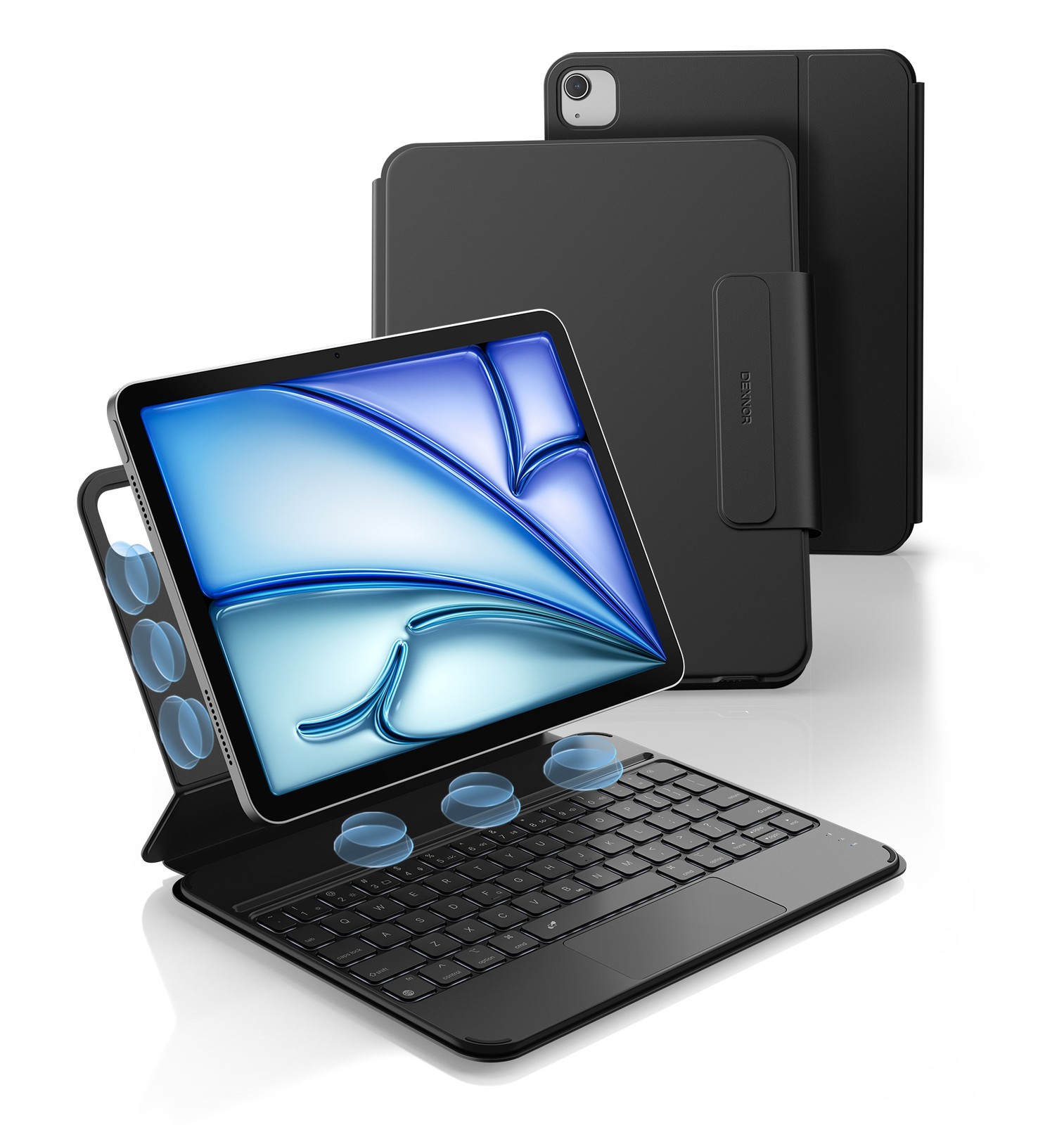 Dexnor Keyboard Case for iPad Air 11 inch & iPad Pro 11 & iPad Air 5th/4th Gen