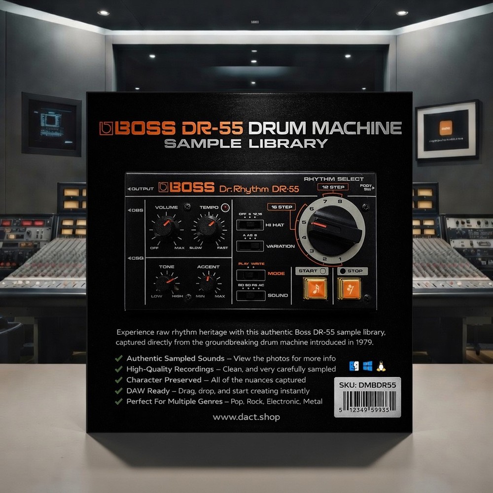 Boss DR-55 Drum Machine Sample Library