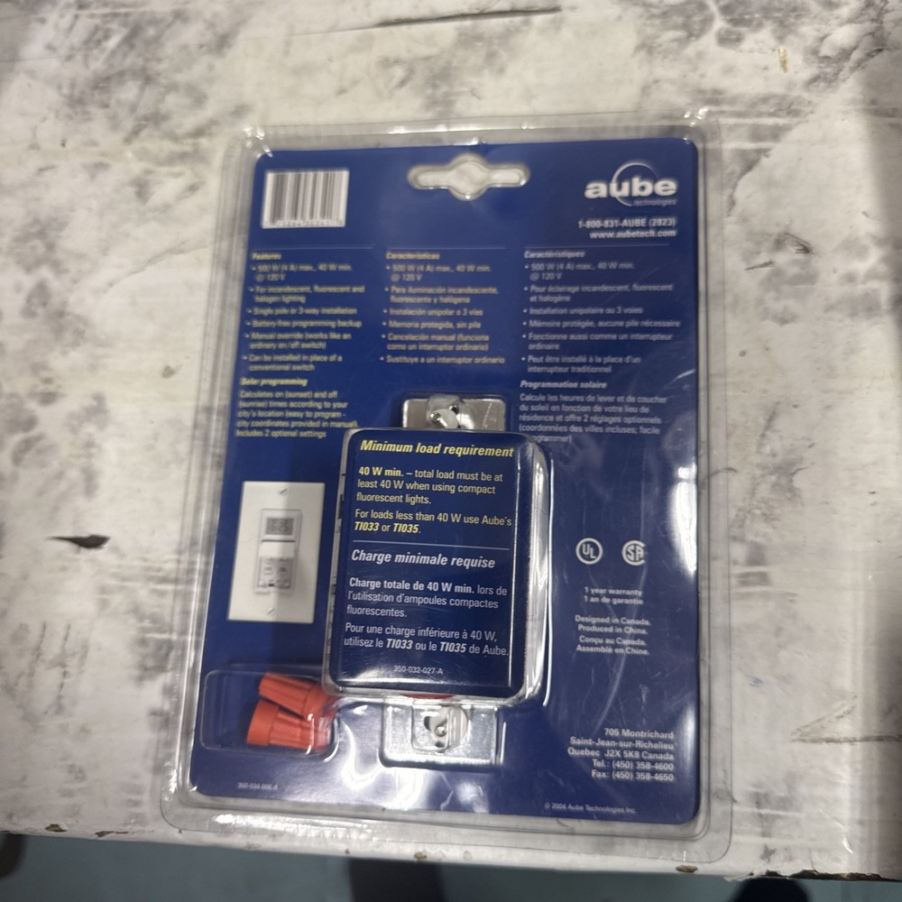 aube TI034-34 Switch/interrupterur