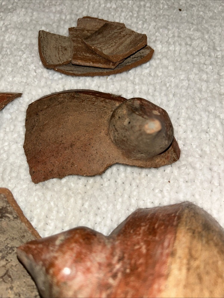 Broken Mayan Ceramic Handmade Bird Bowl