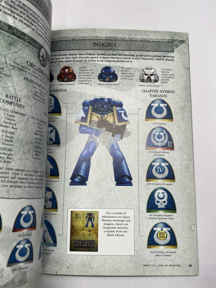 Games Workshop Warhammer 40k Space Marines Codex 4th edition Paperback