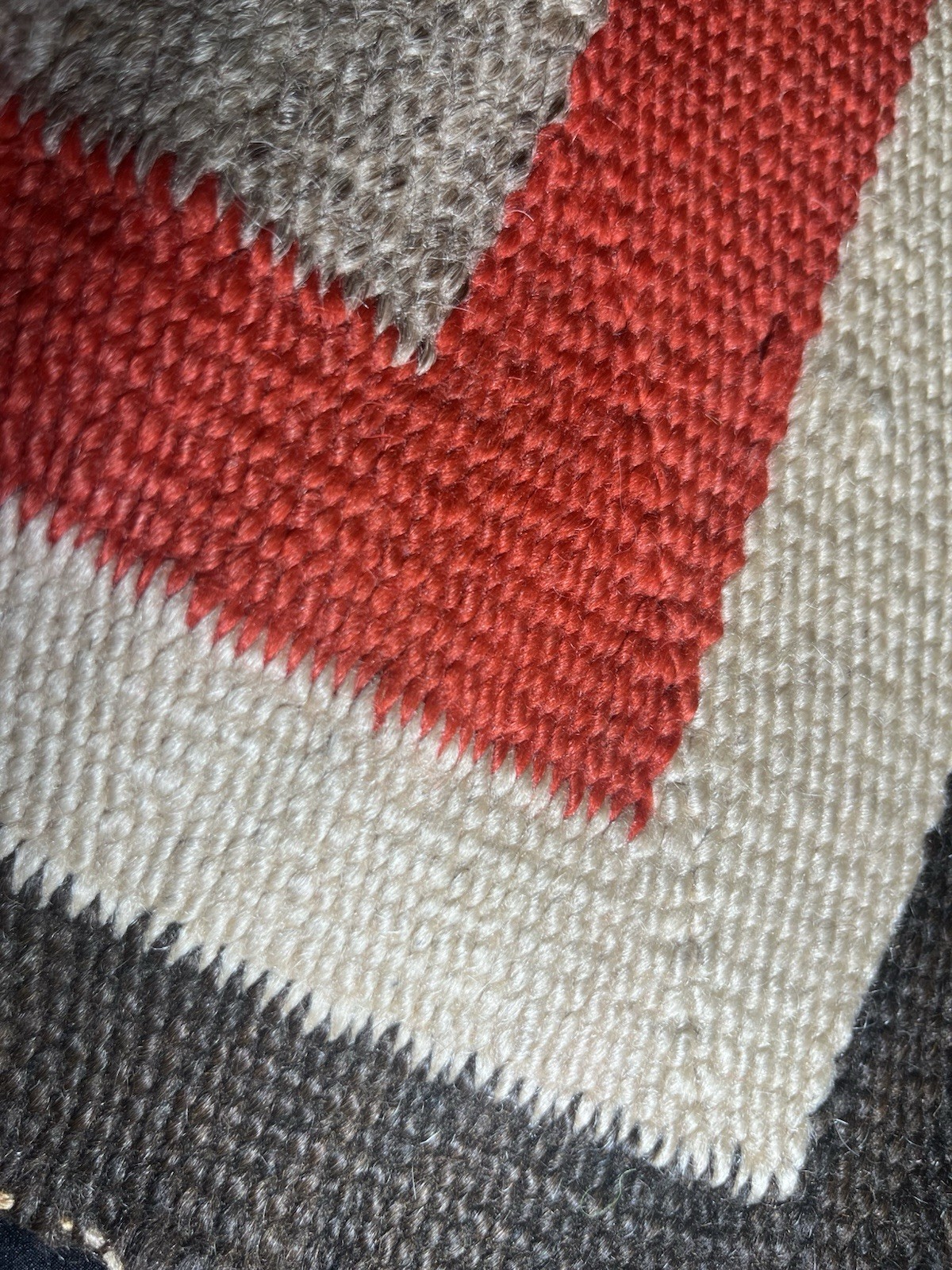 Antique Estate Navajo Ganado Weaving Approximately 72” X 49” Just $399!