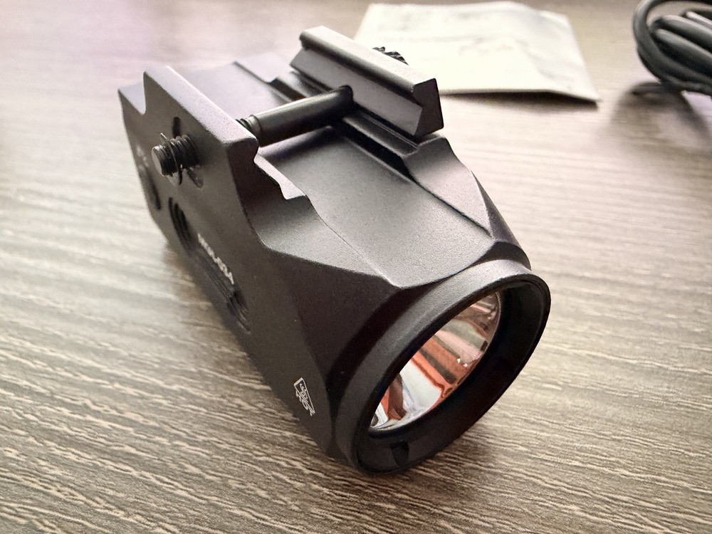 Compact Tactical Flash Light Flashlight, 500 Lumens, Magnetic, Rechargeable