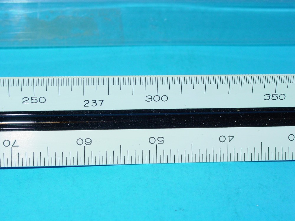Pickett 237 Engineers Triangle Scale Rulers Japan