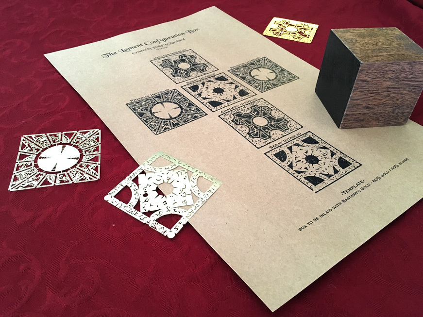 Hellraiser Puzzle Box Schematics - Lithograph Print - UV Protection - Archival