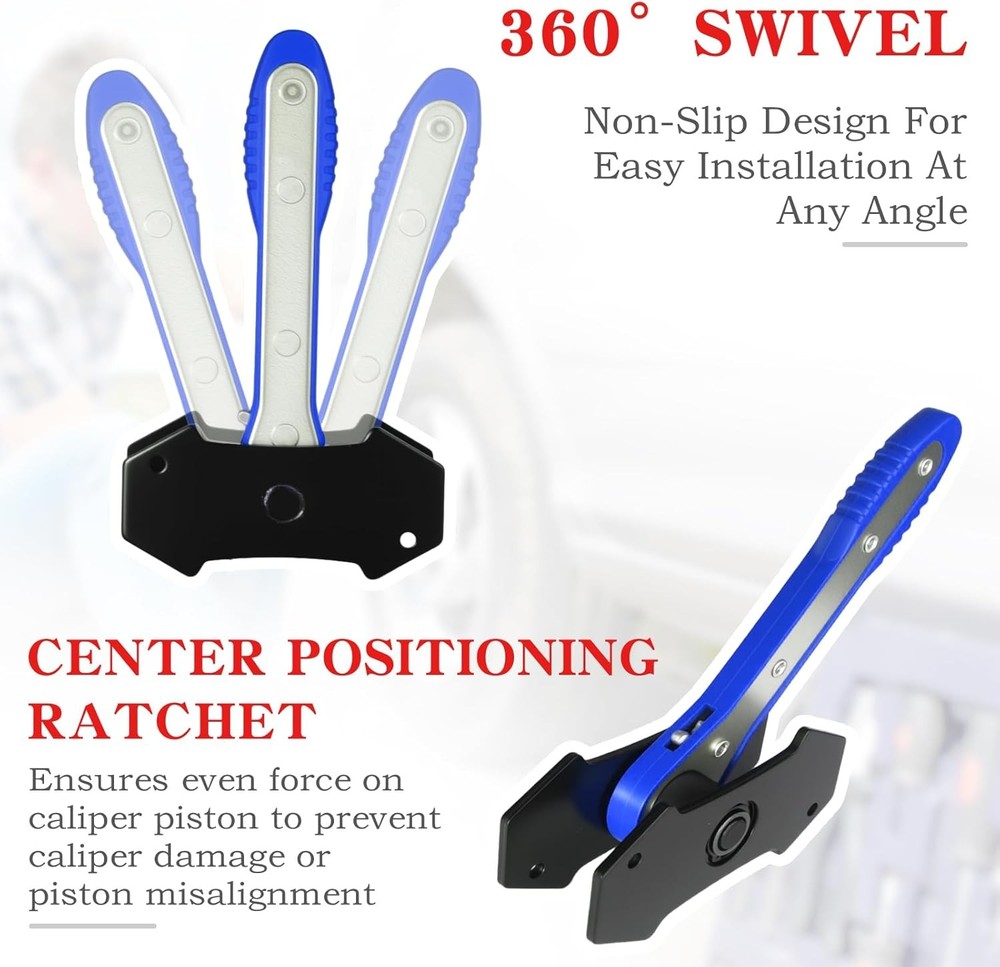 Brake Caliper Compression Tool,Caliper Piston Compressor Tool with 2 Brake Calip