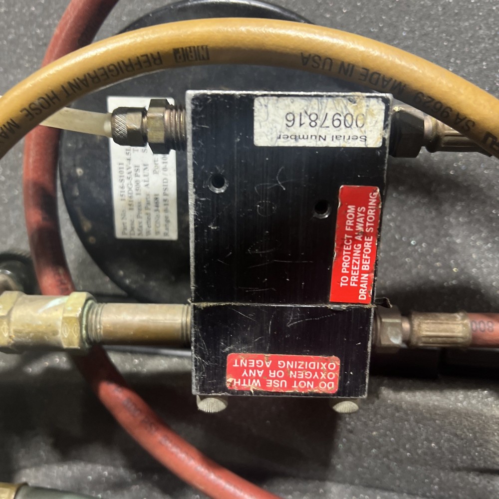 Watts TK-9A Backflow Preventer Test Kit Used Surplus