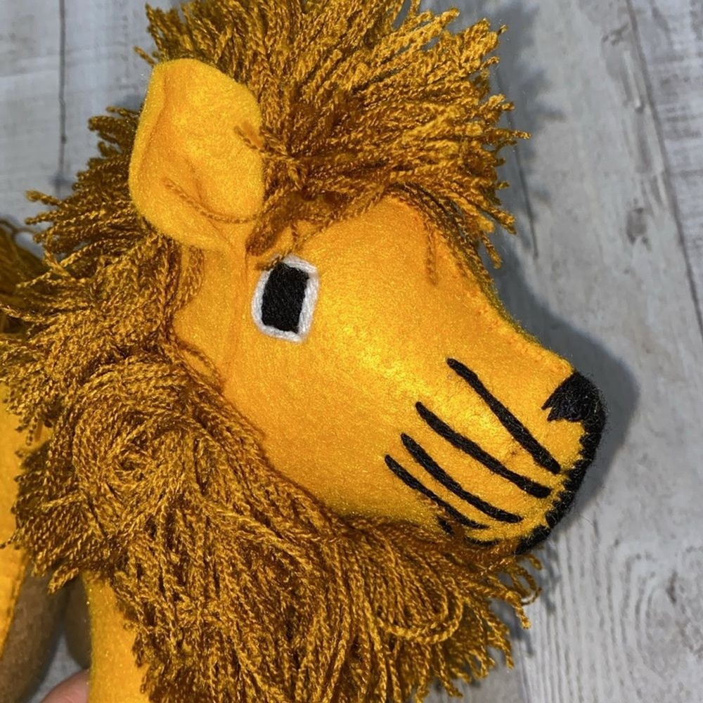 Adorable lion plush