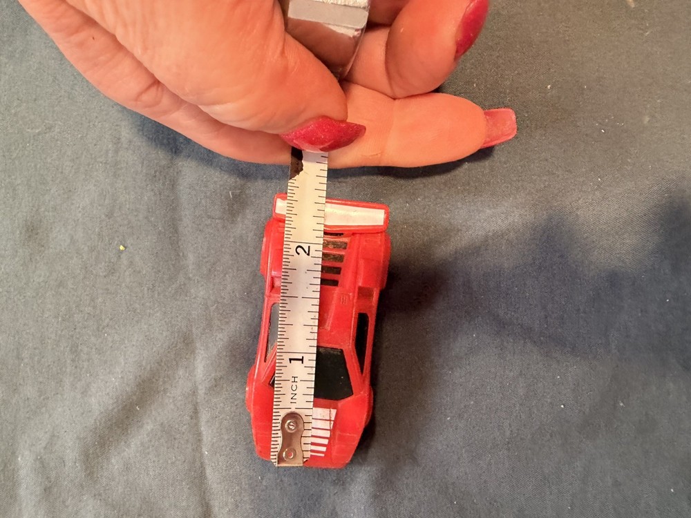 LAMBORGHINI RED COUNTACH CAR KIDCO 1980 PLASTIC RED