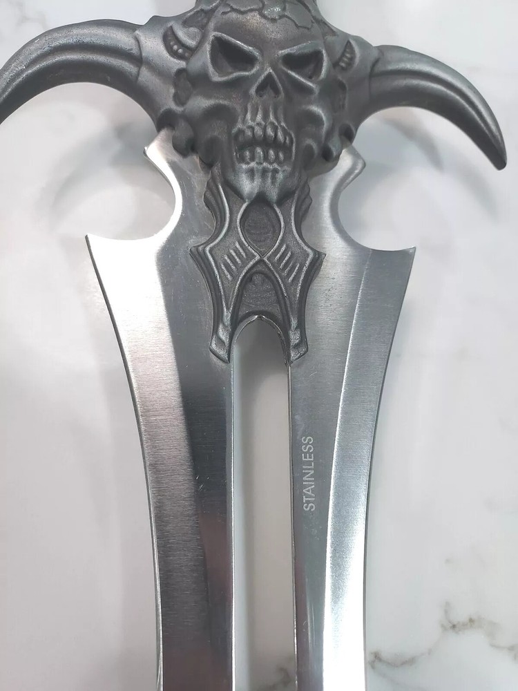 Stygian Disposition Decorative Display Dagger with Plaque Stainless Steal Blade