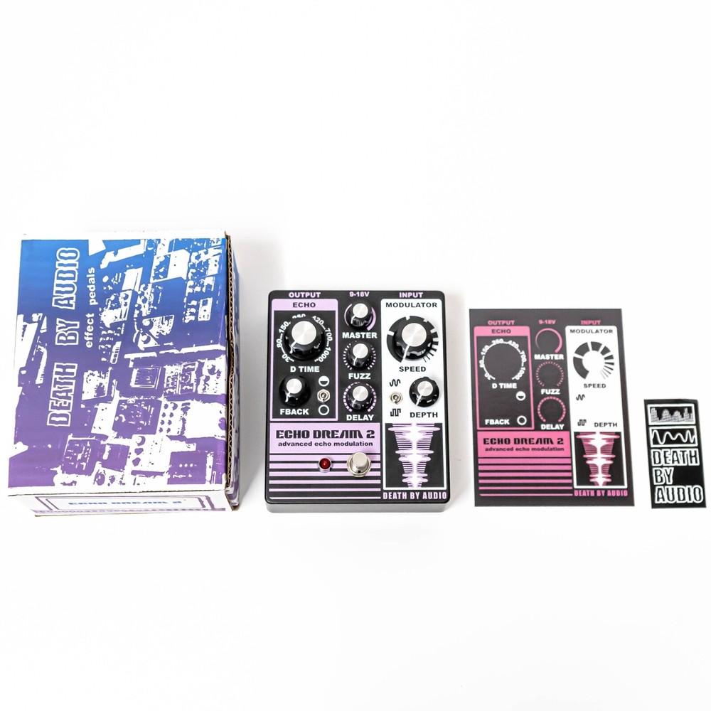 Death By Audio Echo Dream 2 - Advance Echo Modulation Effect Pedal - New