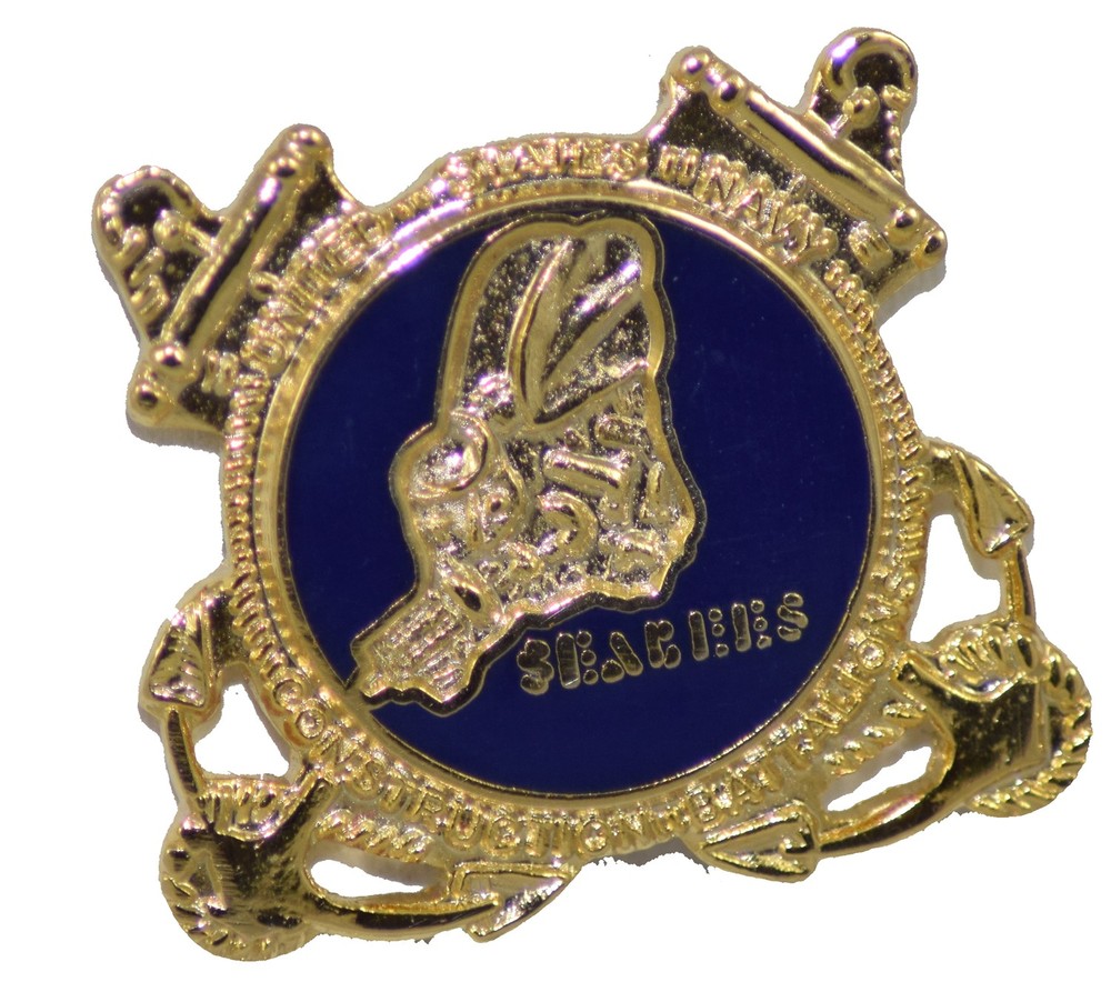 SEABEES HAT PIN
