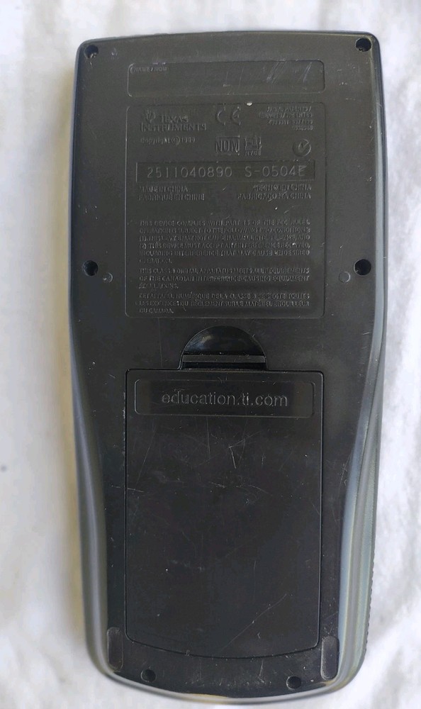 Texas Instruments TI-83 Plus Black Graphing Calculator with Cover Tested Working