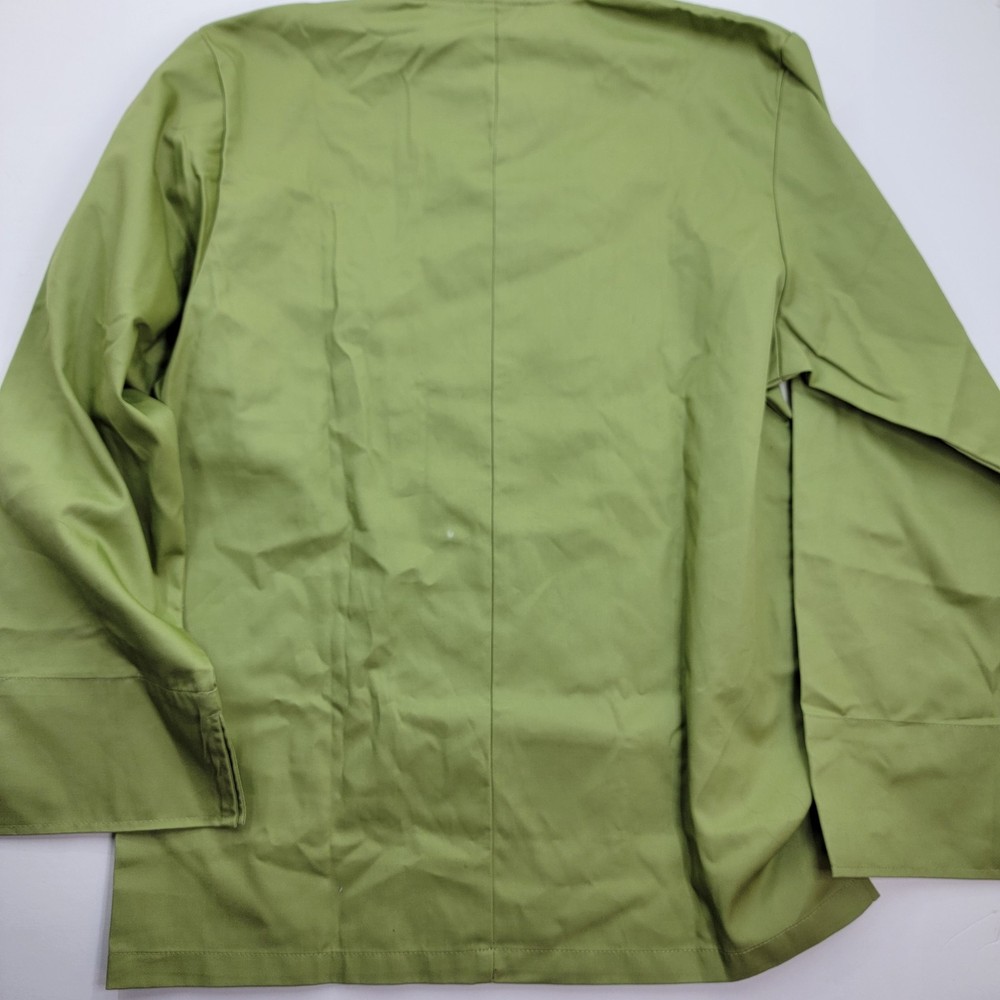 NWT Chef Works coat Medium avocado green Kitchen jacket