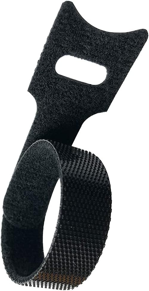 100 Pcs Reusable Cable Ties 6 Inch Black Straps Adjustable Hook 100PCS,