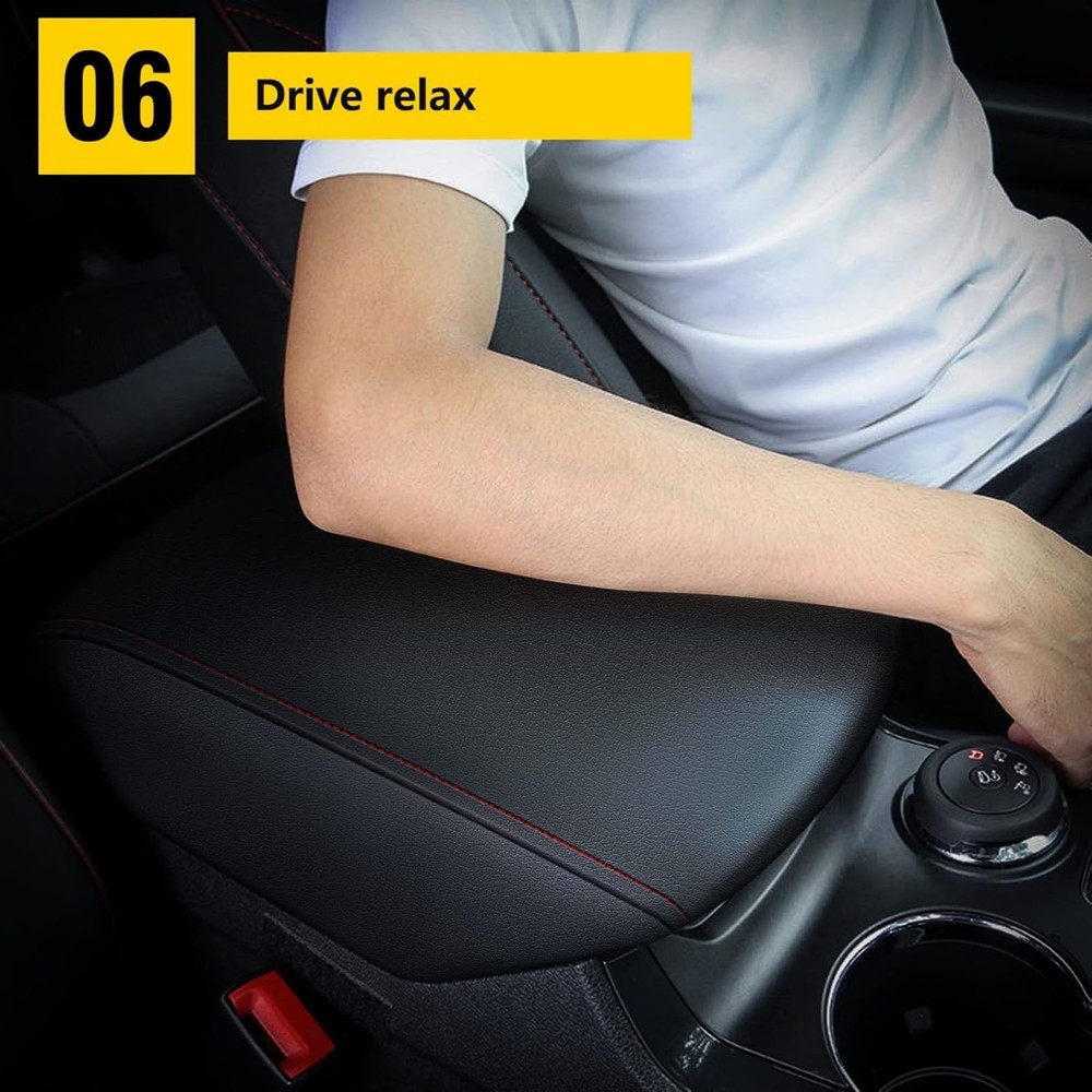 Center Console Armrest Cover Replacement for Ford Explorer 2011-2019 Leather