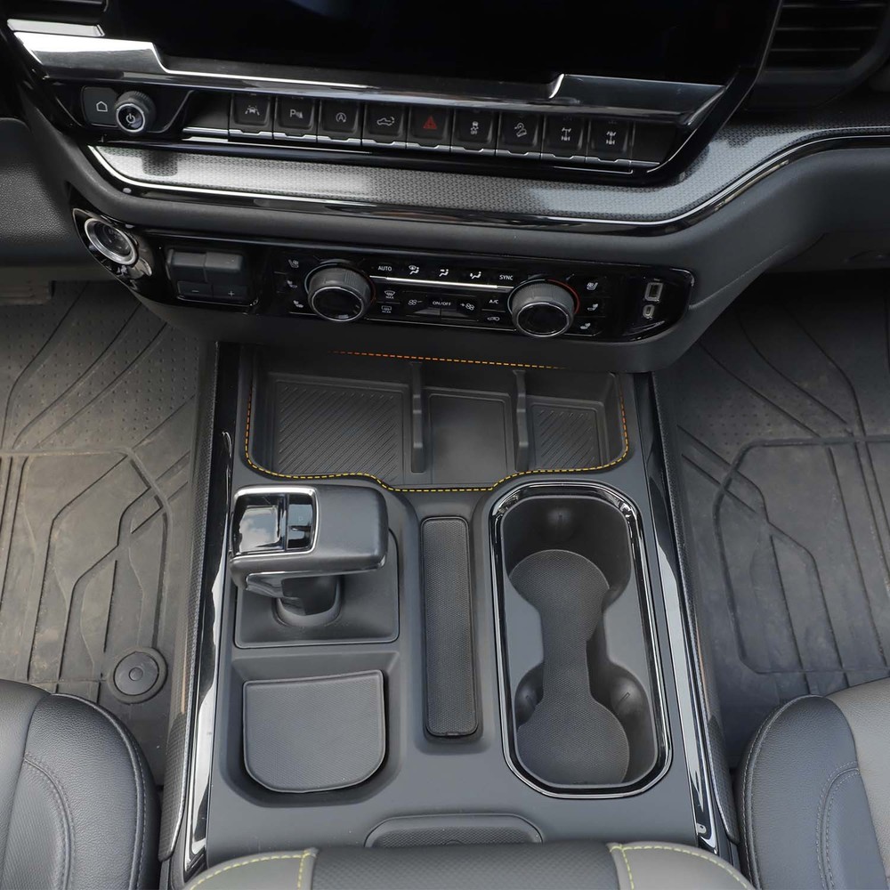 Center Gear Shift Front Storage Box Organizer Tray Case For Chevy Silverado 22+