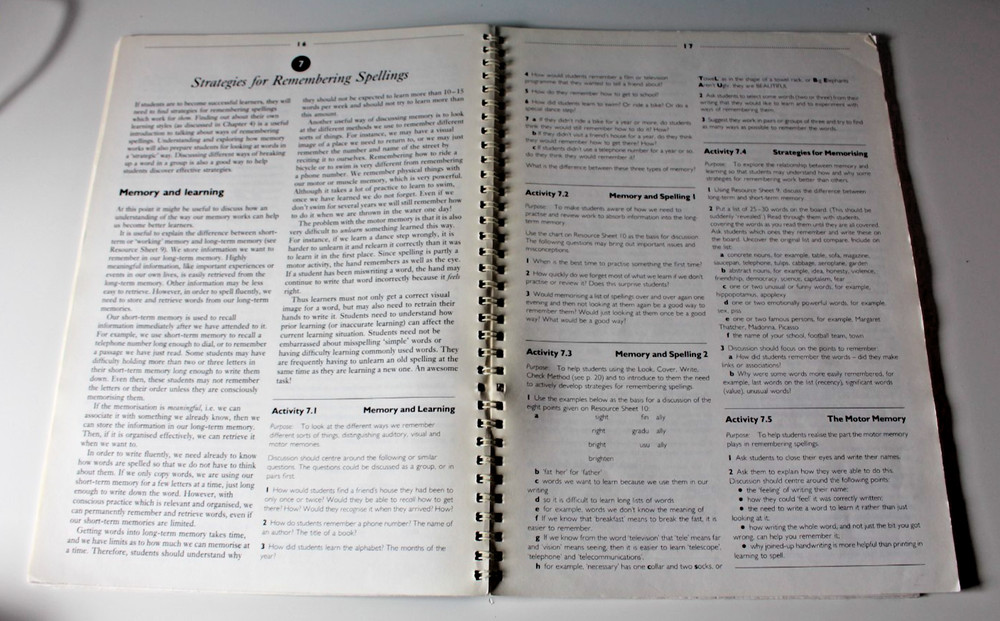 Unscrambling Spelling by Klein & Millar Paperback