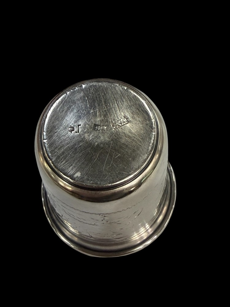 ANTIQUE RUSSIAN KIDDUSH CUP SILVER 84 RUSSIAN